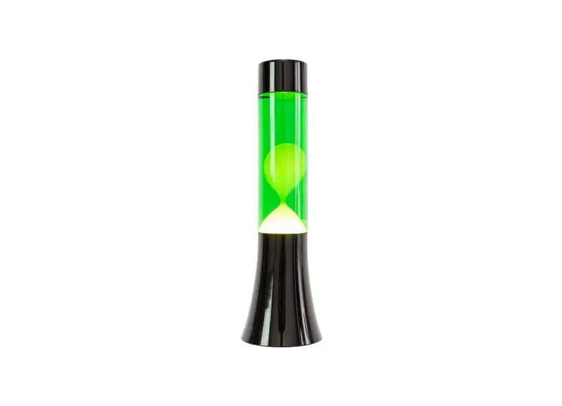 Mini lampe lave verte au mouvement fluide, idée cadeau originale