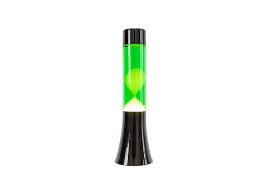 Mini lampe lave verte au mouvement fluide, idée cadeau originale
