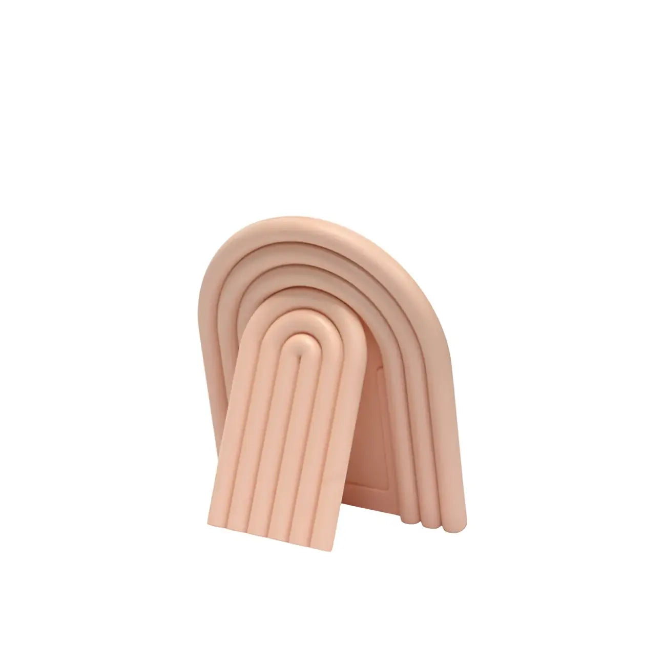 Miroir posé arche rose en forme darche pastel multicolore pour décoration intérieure