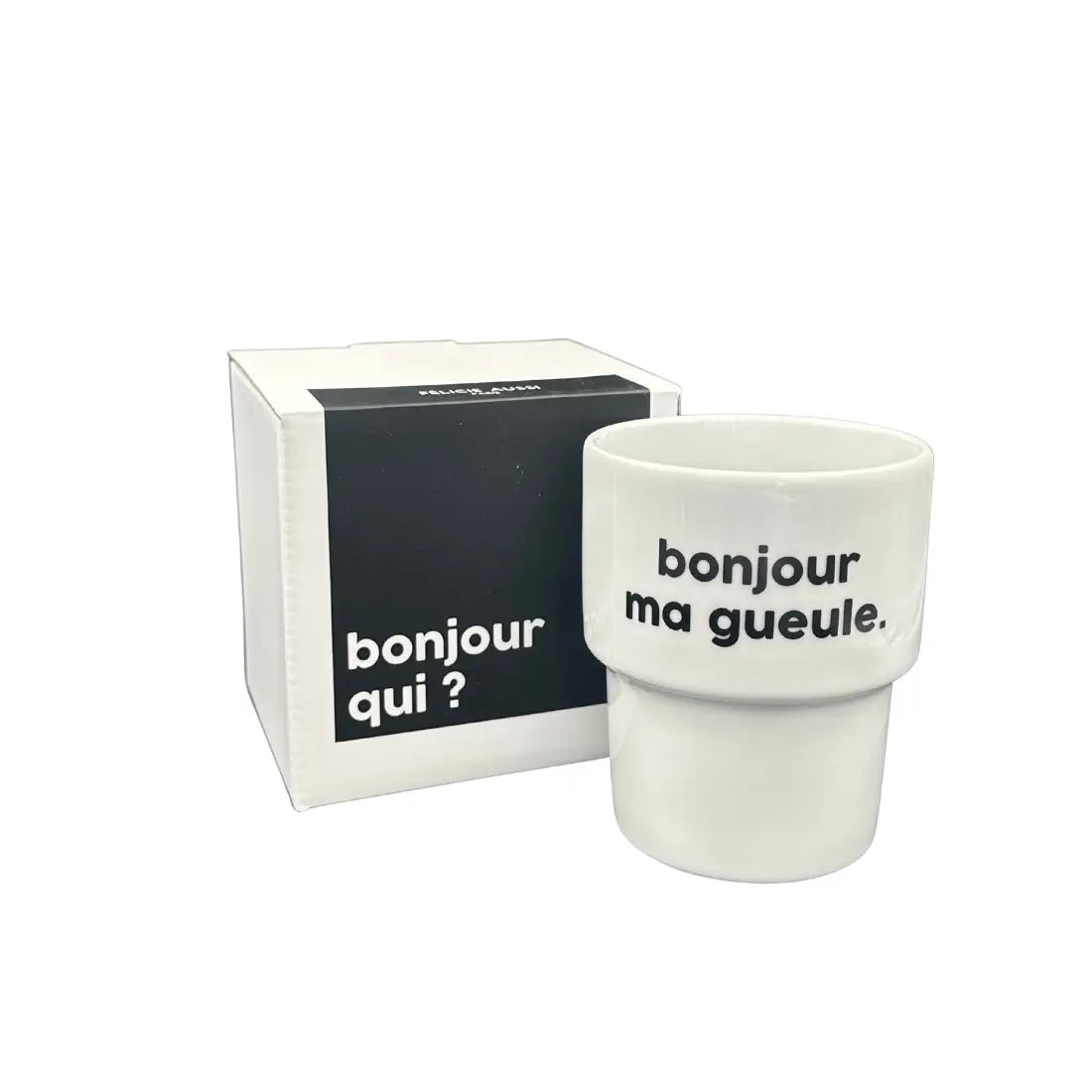 Mug bonjour ma gueule en porcelaine résistante avec dose d’humour