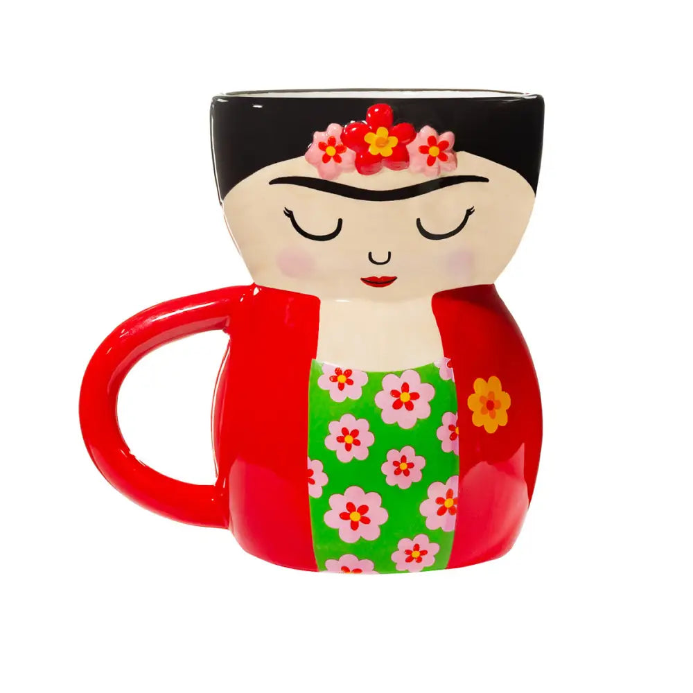 Mug Frida Kahlo en céramique, touche d’originalité, objet décoratif unique