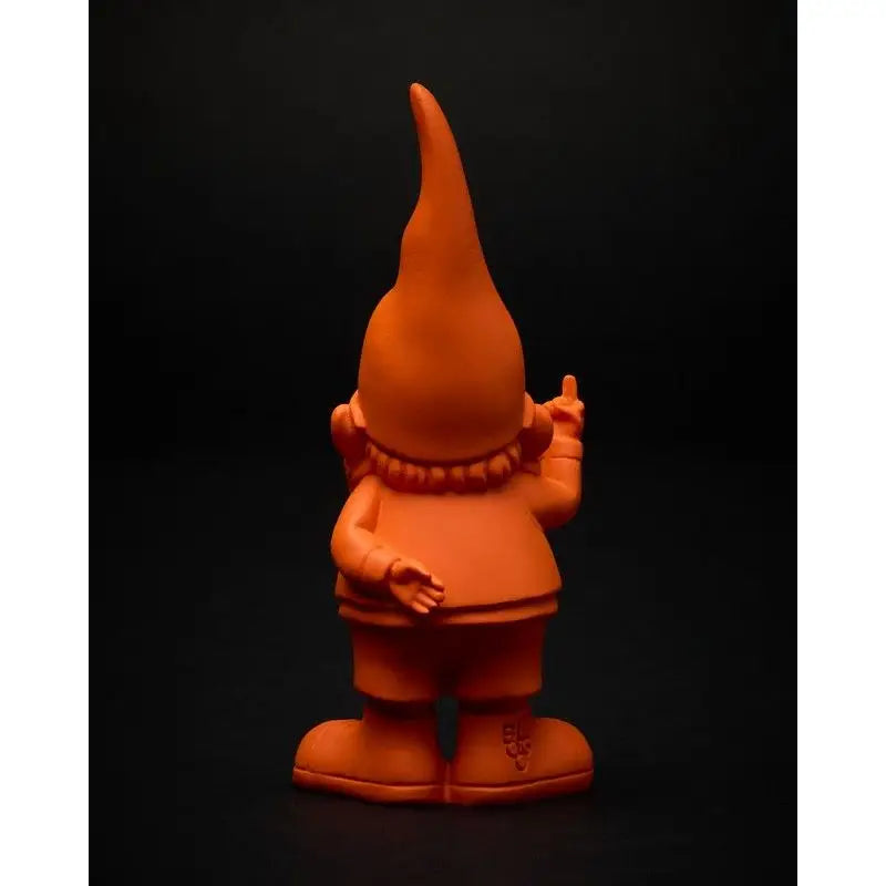 Gnôme céramique orange Nain Fuck Bernardo, 12 cm, idée cadeau originale