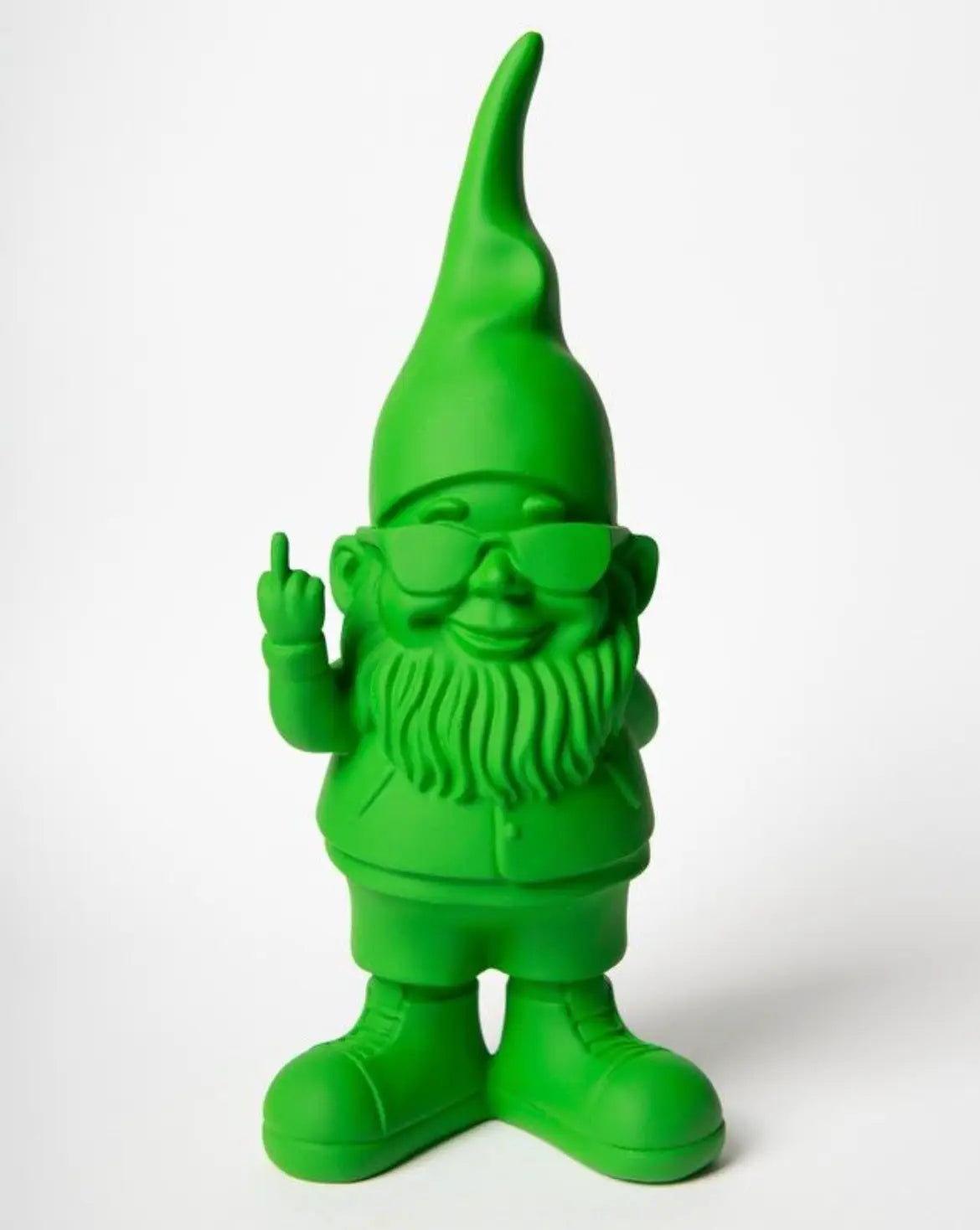 Nain Bernardo Vert en teinte verte éclatante, gnome 29 cm gesticulant