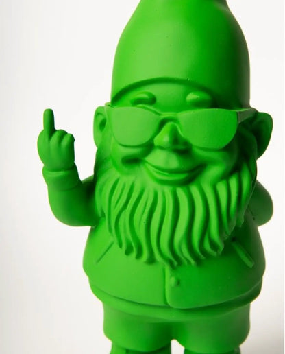 Nain Bernardo Vert 29 cm, gnome vert à teinte verte éclatante pour décoration intérieure