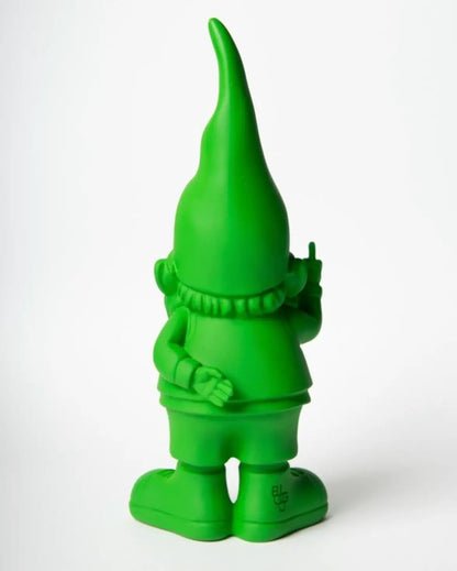 Nain Bernardo Vert en plastique vert, 29 cm, déco intérieure éclatante