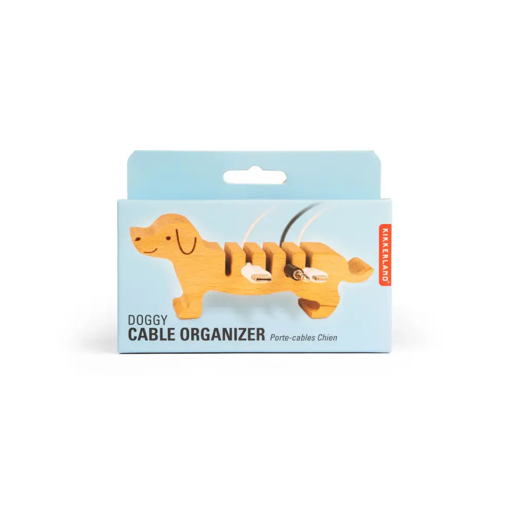 Organisateur de cables chien teckel