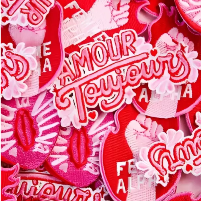 Patch thermocollant Viva la vulva