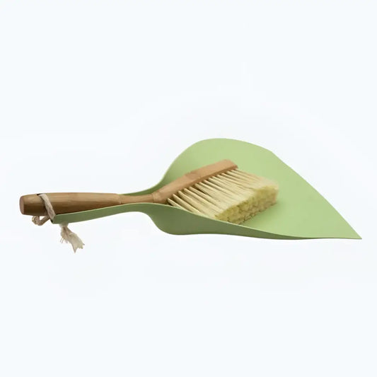 Pelle et balayette en bambou - 37x25,5x8cm