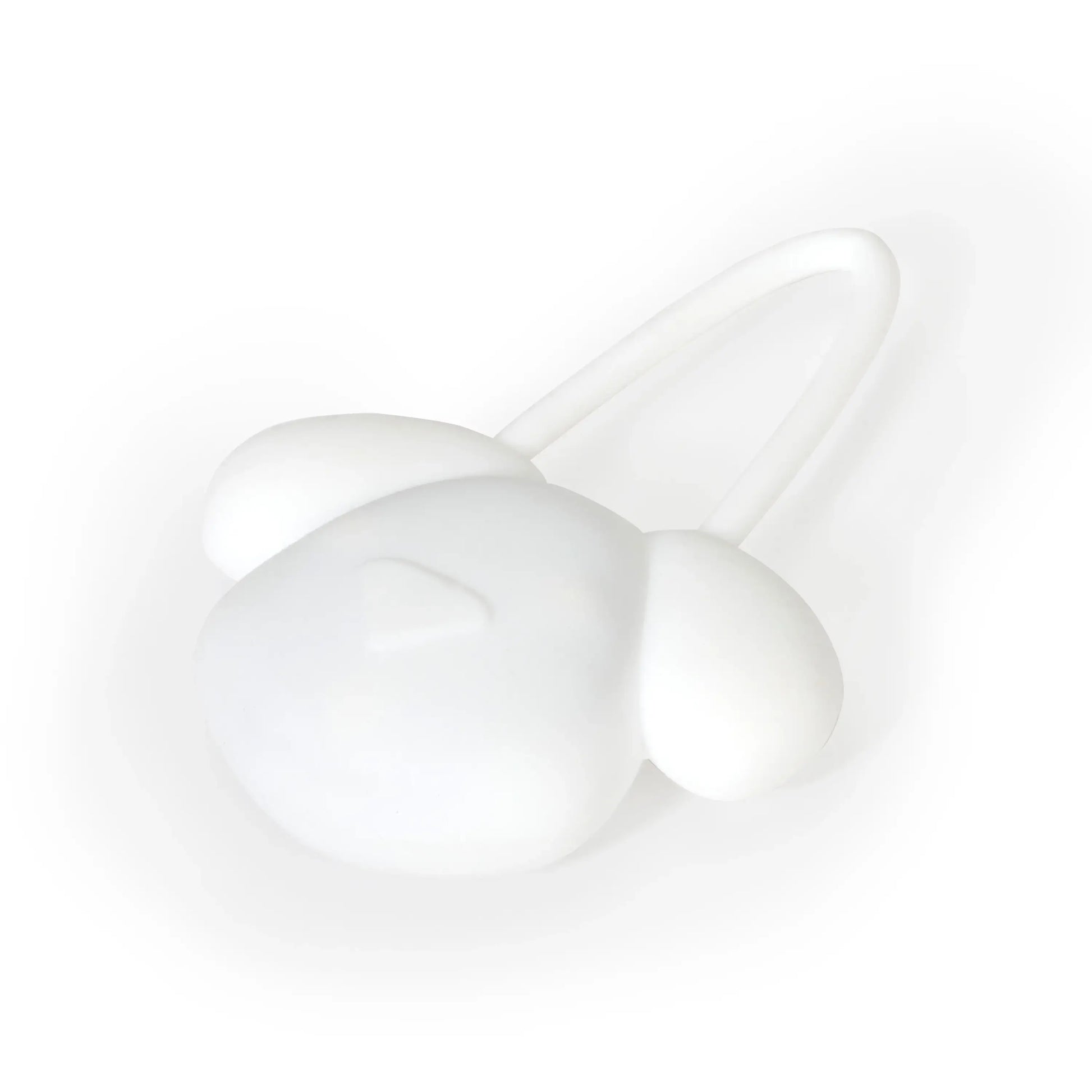 Pendentif lumineux pour chien avec clip nez silicone blanc doux