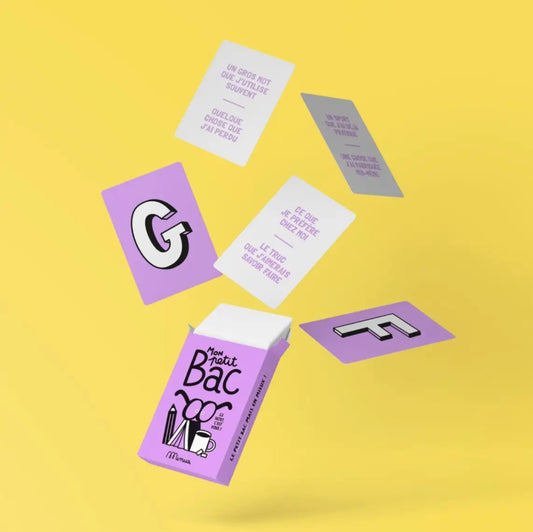 Cadeau original Minus Editions: Mon Petit Bac avec logo bac, crayons et tasse