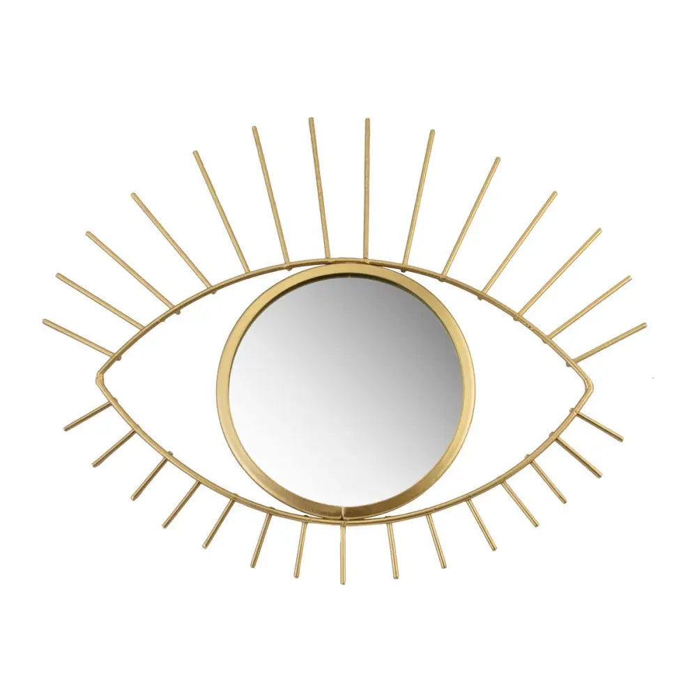 Petit miroir oeil doré