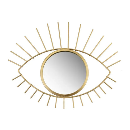 Petit miroir oeil doré
