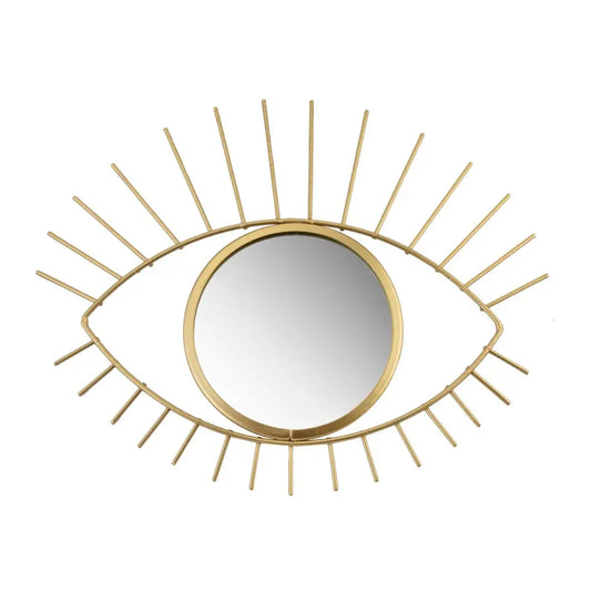 Petit miroir oeil doré