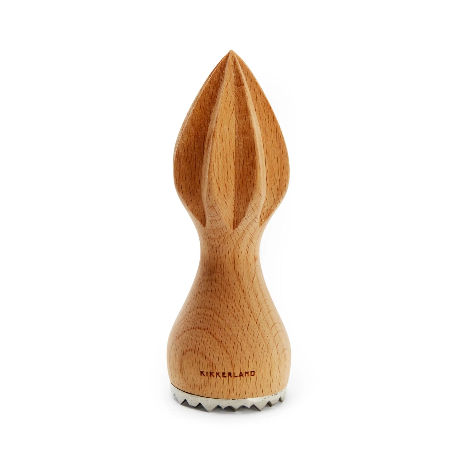Pilon et presse-agrumes en bois brun clair, compagnon design pour cocktails faits maison