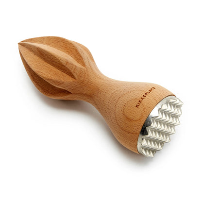 Pilon et presse-agrumes en bois brun clair, idée cadeau élégante pour cocktails faits maison