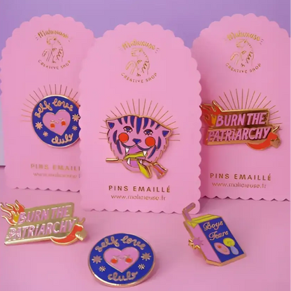 Pin’s Fuck the patriarchy