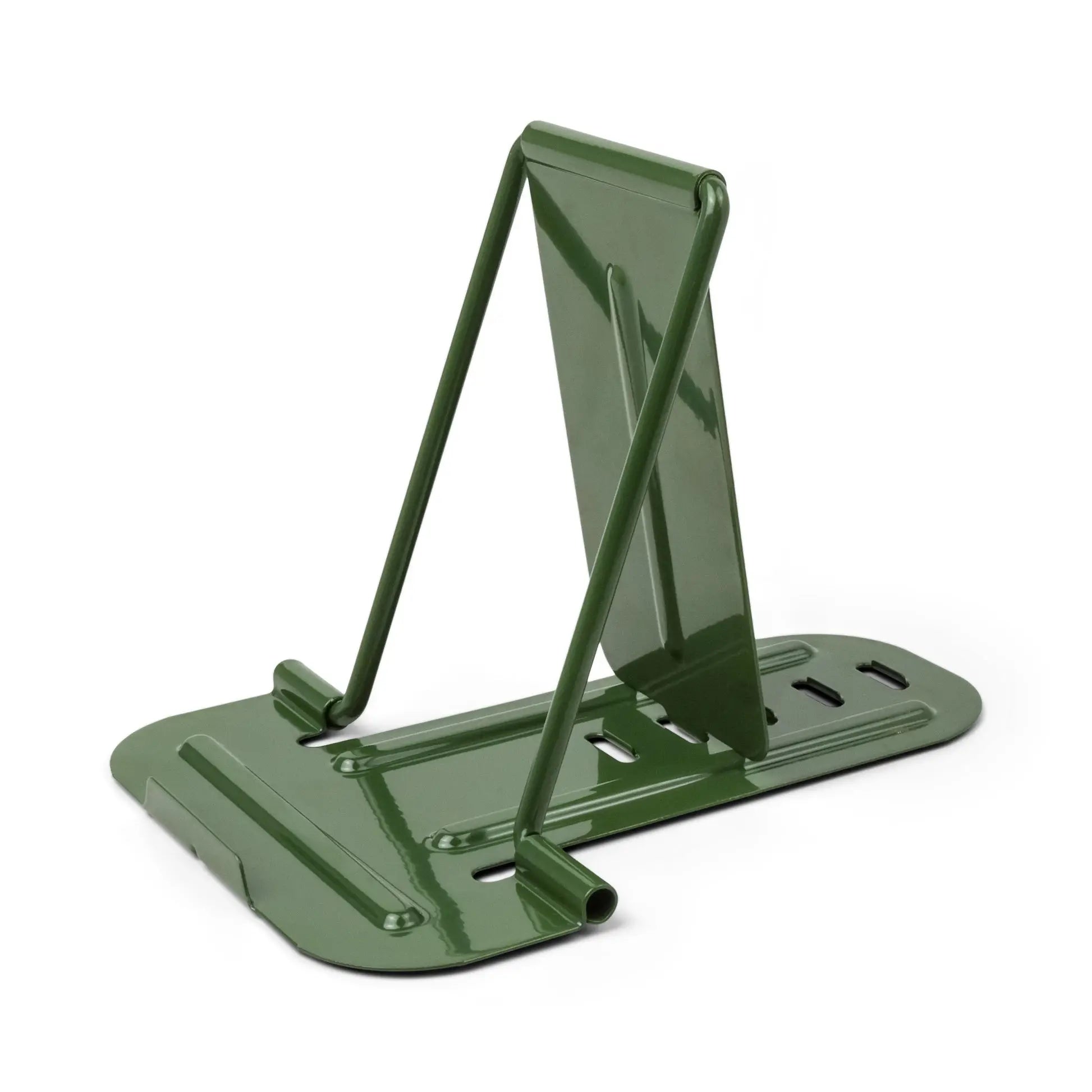 Support pliable Pocket Phone Stand en métal vert, angle ajustable