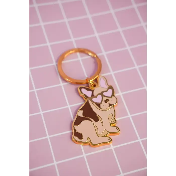 Porte Clé Bouledogue Français