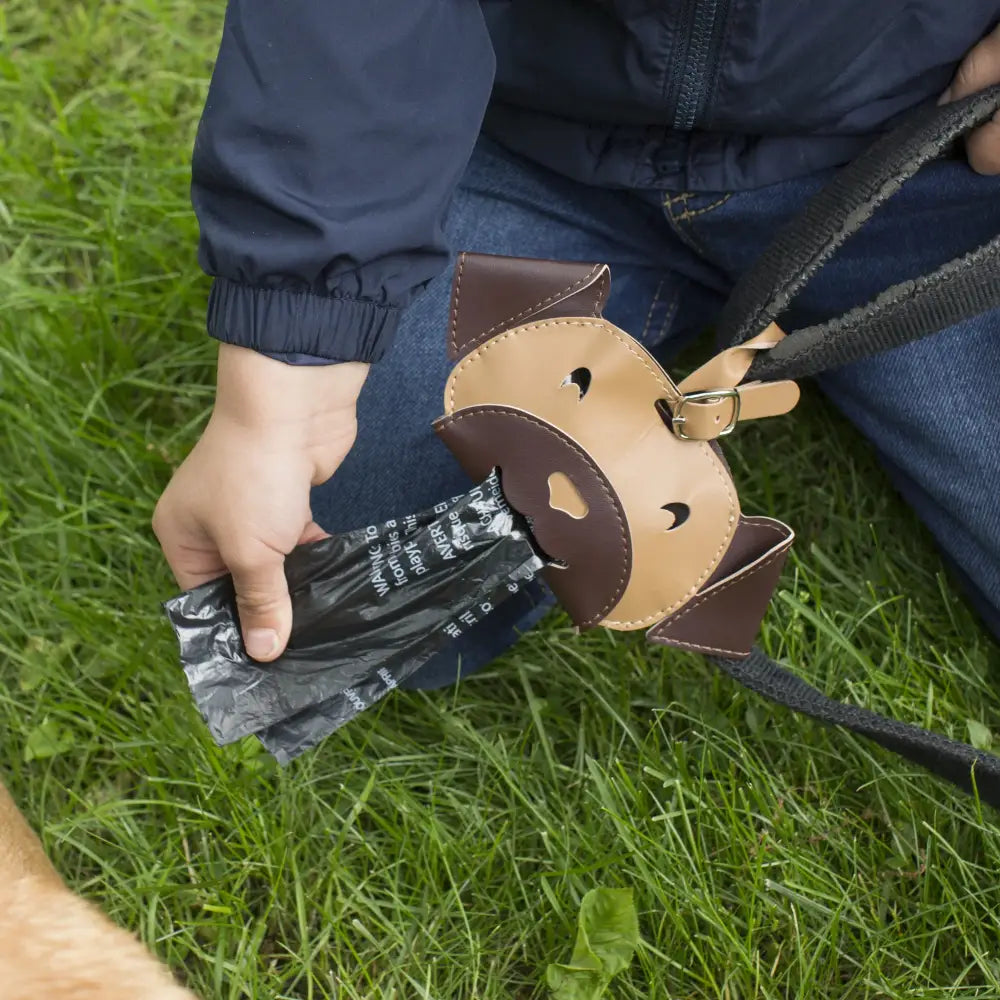 Porte Sacs À Déjections Tête De Chien