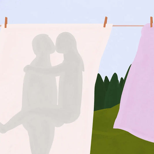 Poster art l’amour est dans le pré A3 avec papier premium