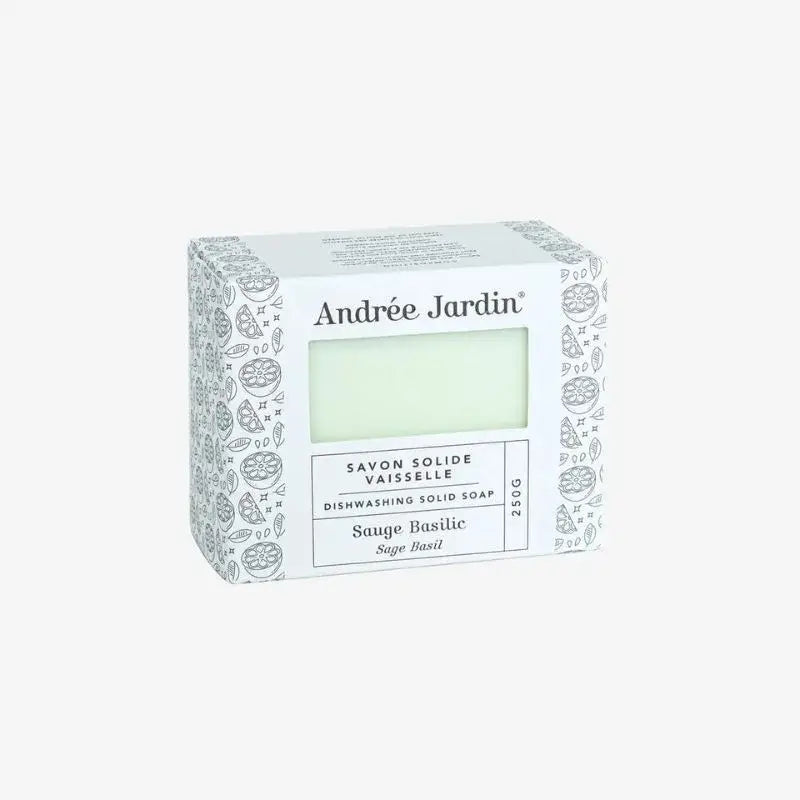 Produit vaisselle solide sauge basilic 250g en boîte blanche