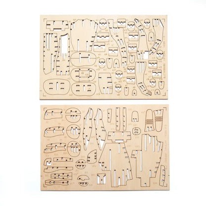 Puzzle 3D bois main
