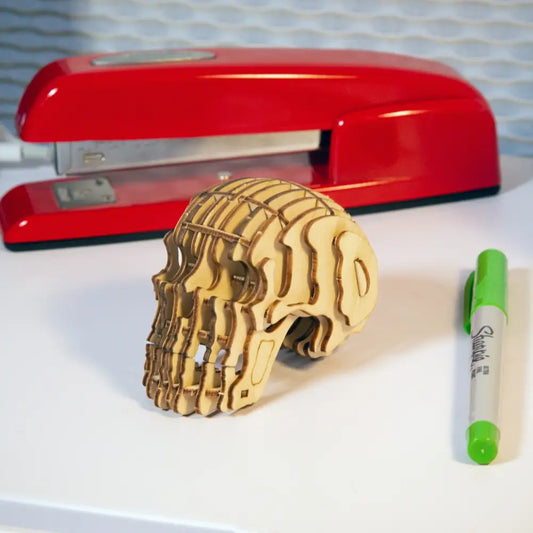 Puzzle 3D bois skull