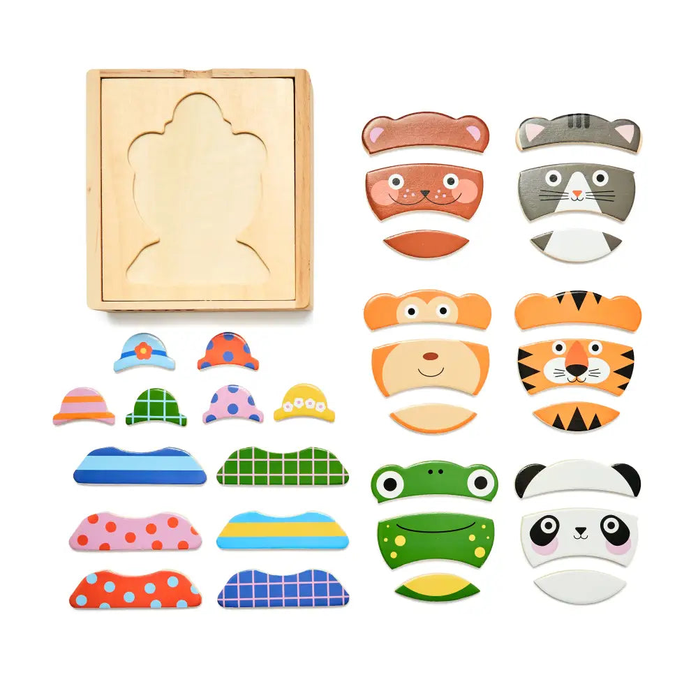 Puzzle En Bois Animal Mix