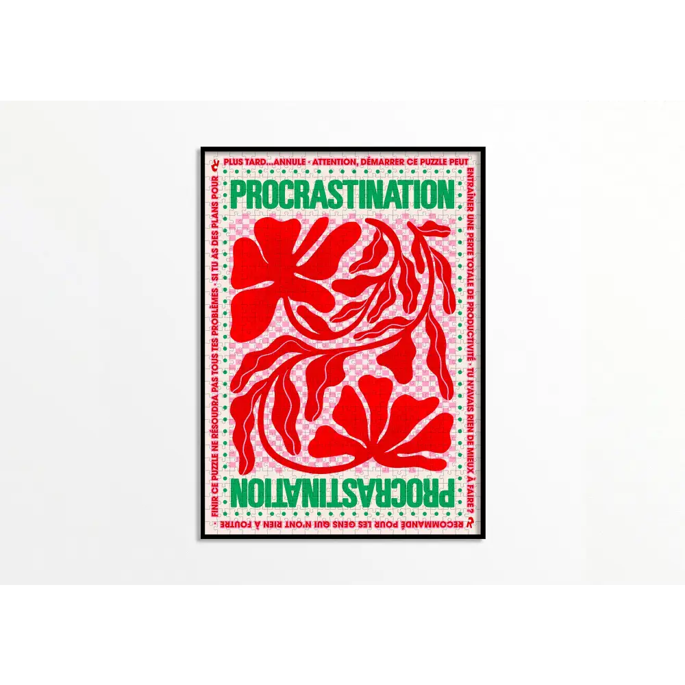 Puzzle Procrastination 100 Pièces