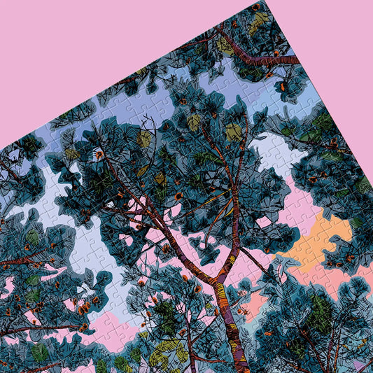 Puzzle Sound of Silence : design soigné d’arbres stylisés