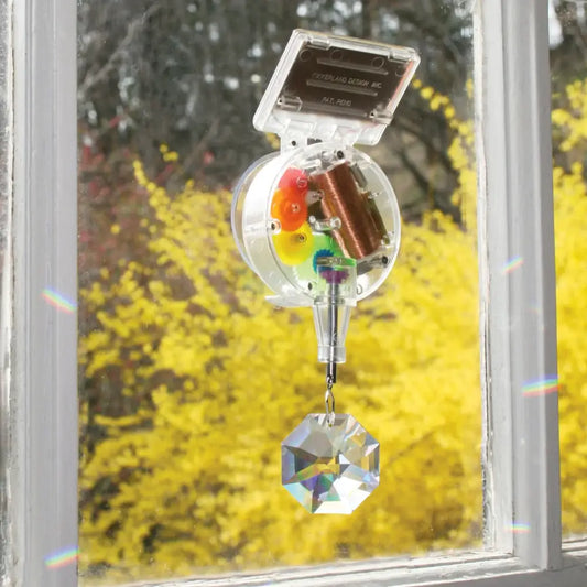 Rainbow maker solaire avec design ingénieux et ventouse robuste pour belles réflexions arc-en-ciel
