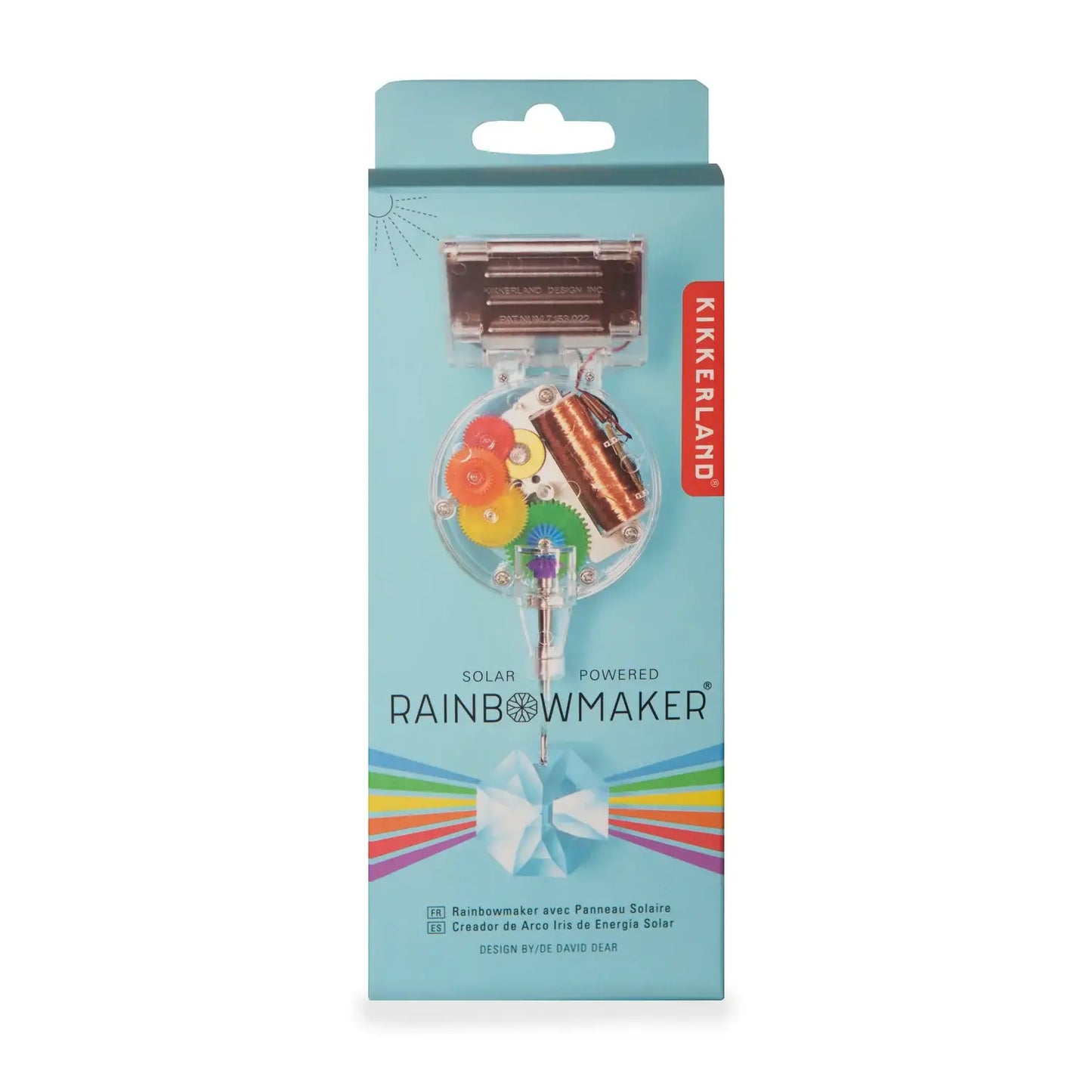 Le Rainbow Maker solaire crée des arcs-en-ciel, idée cadeau lumineuse
