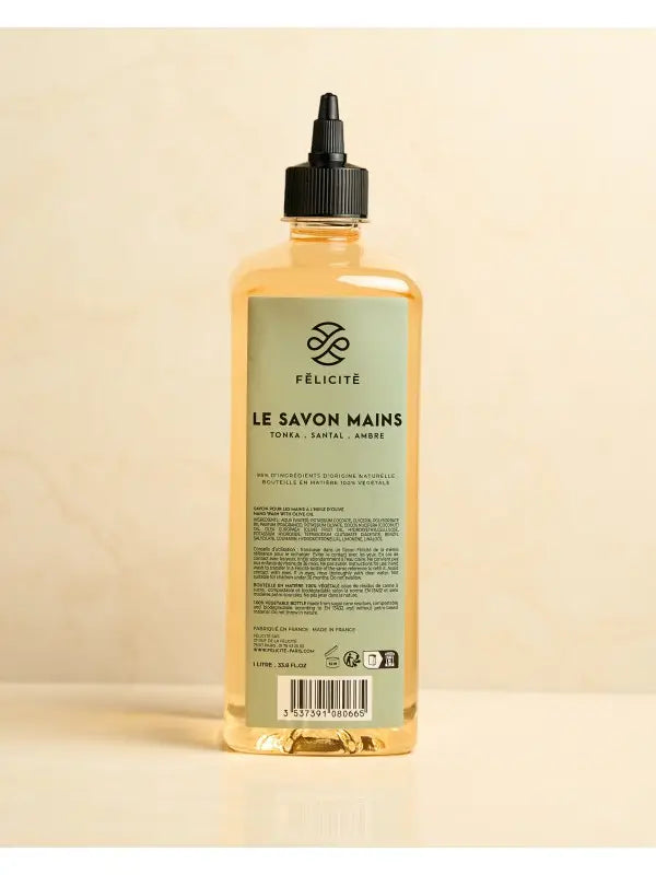 Recharge savon main liquide tonka santal ambre 1000mL amber