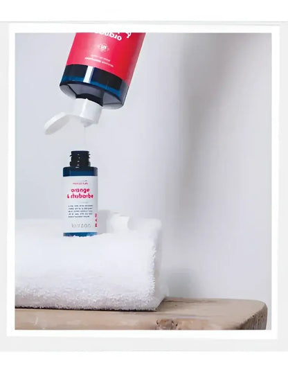 Bouteille recharge spray lavant orange et rhubarbe 500mL avec notes d’orange