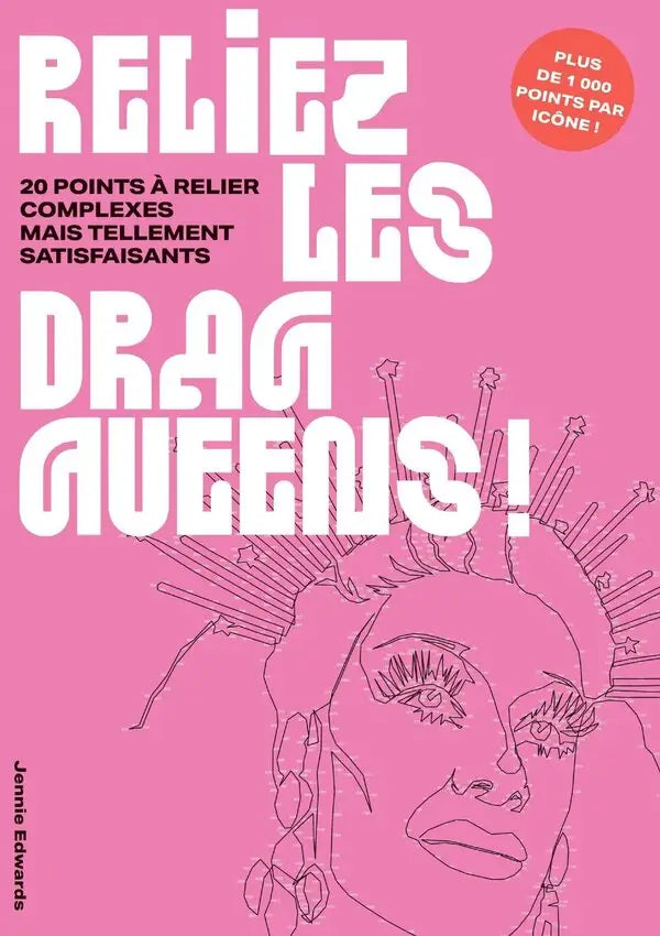 Couverture rose de Reliez les drag queens avec drag queen et vingt icônes flamboyantes