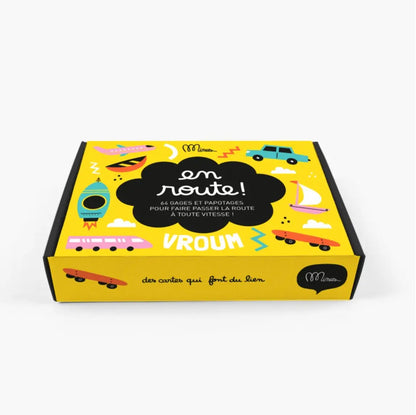 Boîte jaune vif Minus Editions : compagnon idéal pour route rapide !