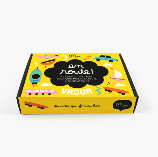 Boîte jaune vif Minus Editions : compagnon idéal pour route rapide !