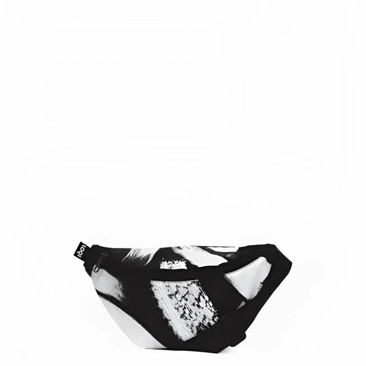 Sac banane sawdust en design artistique noir et blanc