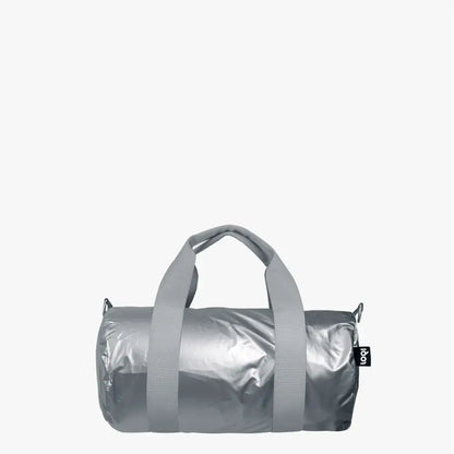 Sac Week End Argenté Medium