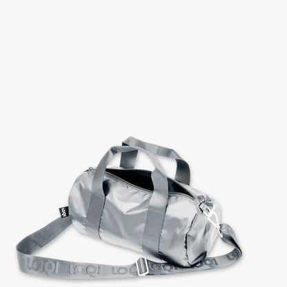 Sac Week End Argenté Medium