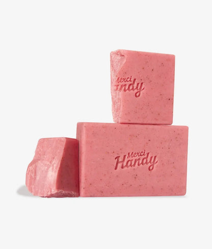 Savons solides Flower Power 100g, parfum floral signature, noyaux d’abricot, merci handy et indy