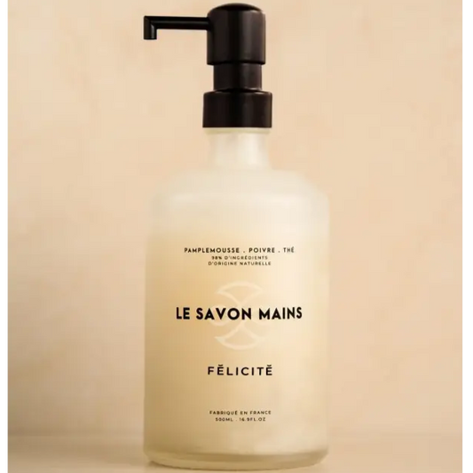 savon main liquide rechargeable - pamplemousse/poivre/thé 250mL