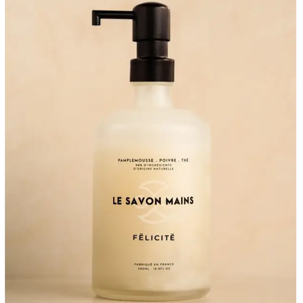 savon main liquide rechargeable - pamplemousse/poivre/thé 250mL