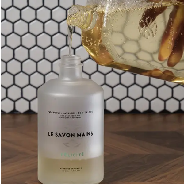 savon main liquide rechargeable - pamplemousse/poivre/thé 250mL