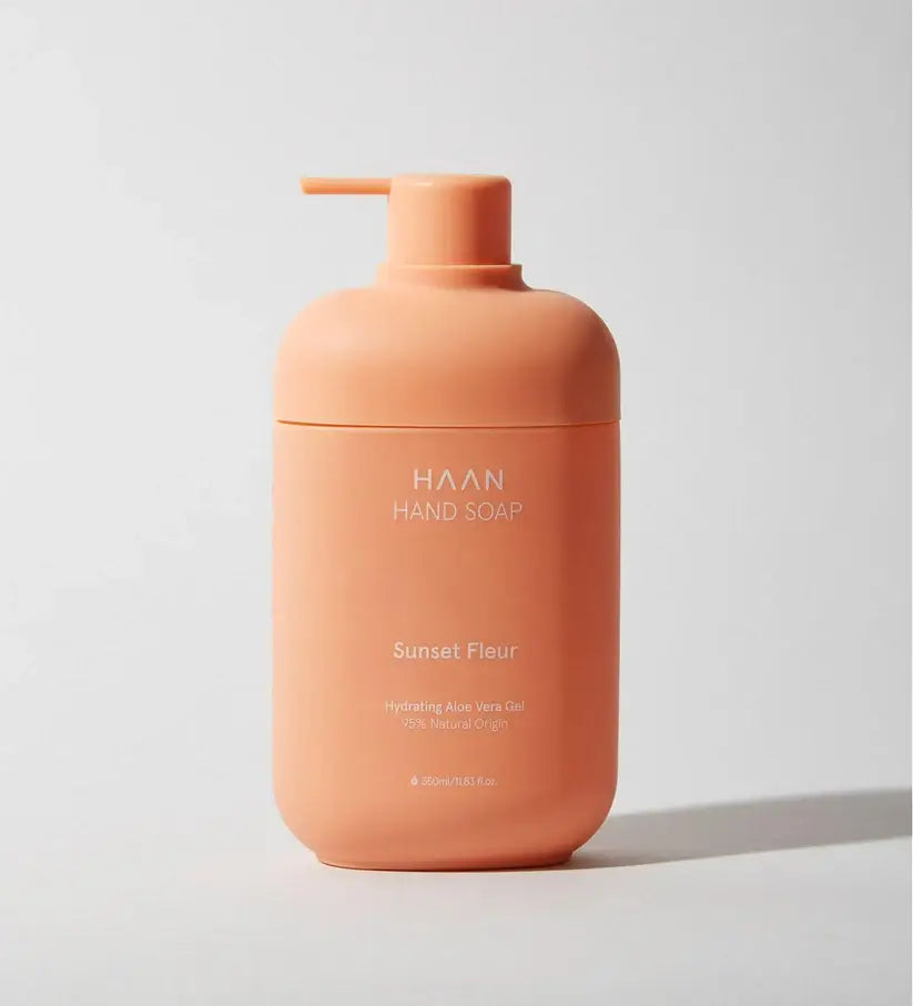 Savon mains aux probiotiques Sunset Fleur 350ml rechargeable