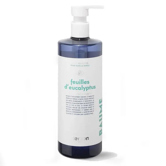 Bouteille savon liquide doux Keron feuilles deucalyptus 500mL