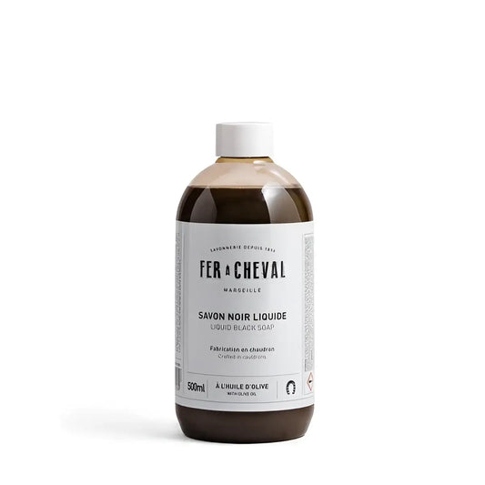 Savon noir liquide à lhuile dolive 500ml, nettoyant naturel