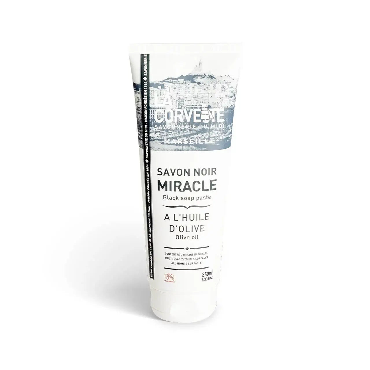 Tube de savon noir concentré à l’huile d’olive, produit chimique écologique