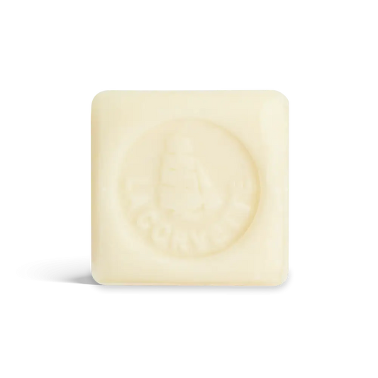 Savon solide lait d’ânesse avec huile végétale biologique, barre jaune avec indentation