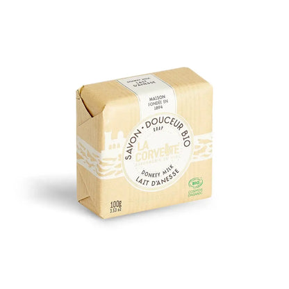Savon solide lait d’anesse bio 100g aux huiles végétales